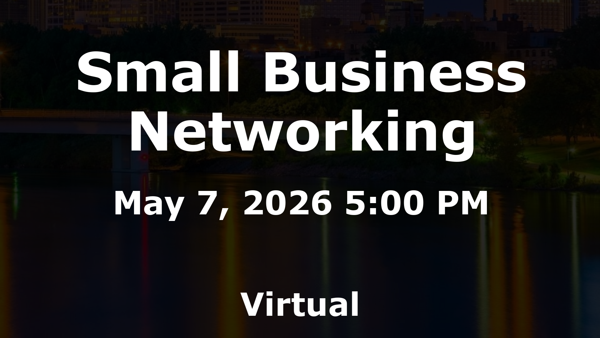 Small Business Networking event image